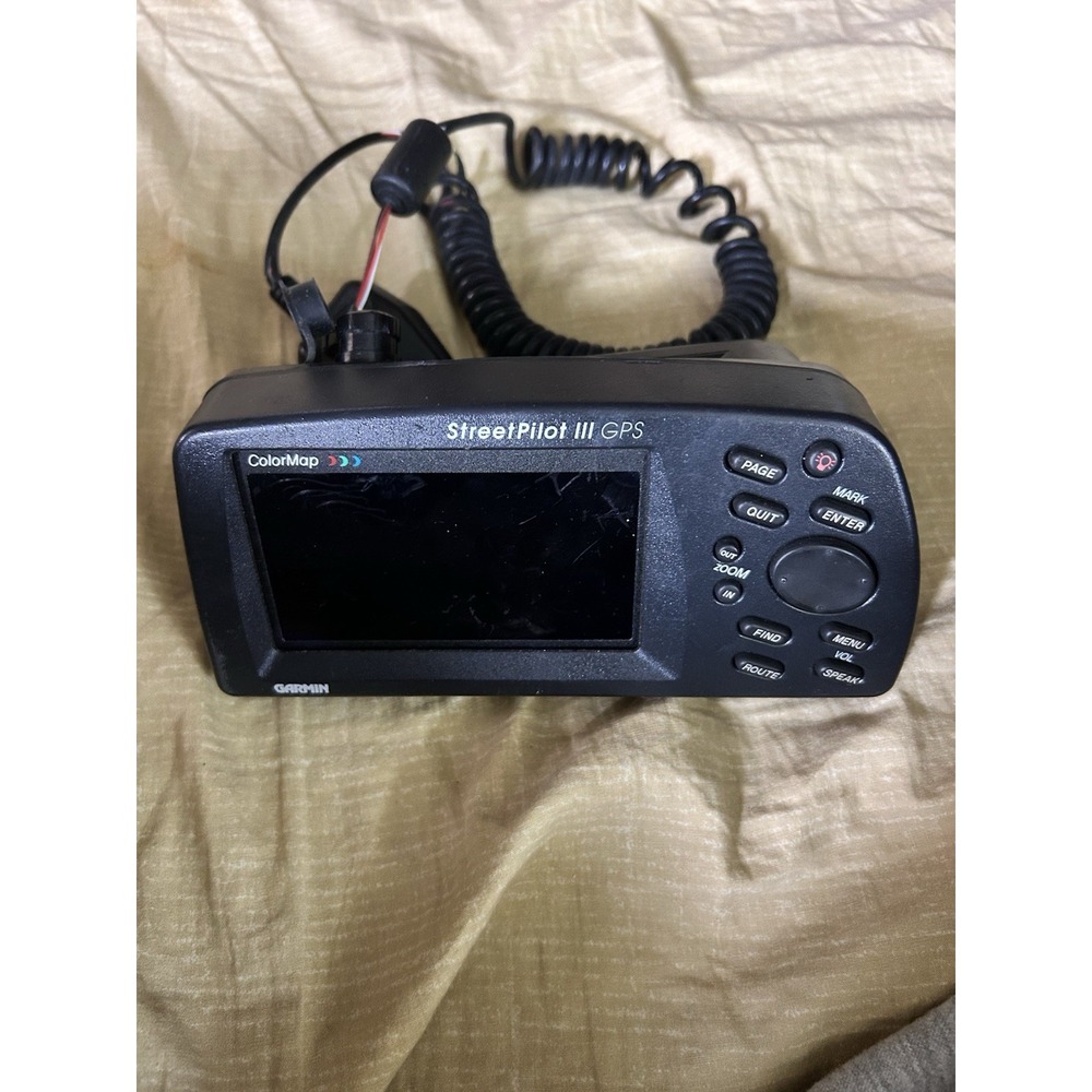 Garmin StreetPilot III GPS ColorMap Automotive‎ Navigation Unit Tested
